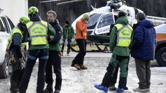 Dispositivo de b�squeda de la Guardia Civil en Panticosa