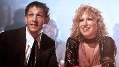 El actor junto a la protagonista de �La Rosa�, Bette Midler