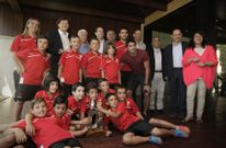 Paco Ozores apunta que el Arousa debe aprovechar el tir�n de su torneo benjam�n. 