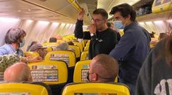 Momentos de tensi�n en el vuelo de Ryanair