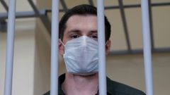 El estadounidense Trevor Reed, durante una vista judicial en Mosc� en julio del 2020