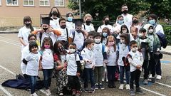 Alumnos e docentes do CEIP As Nogais que hicieron un video durante el curso de la pandemia