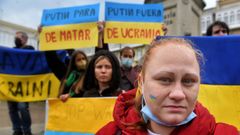 Ucranianos en A Coru�a:��Putin puede llegar aqu��