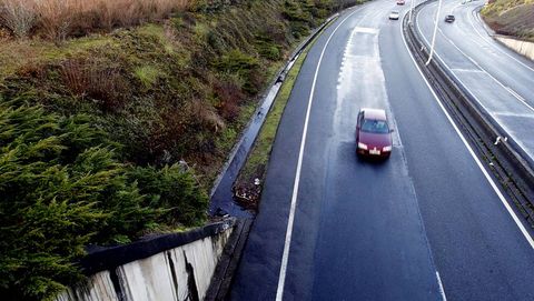 Puente en el que ocurri el accidente en elque muri una joven.