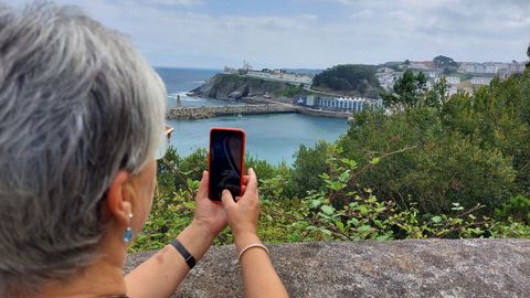 Luarca, desde los jardines de la Fonte Baxa