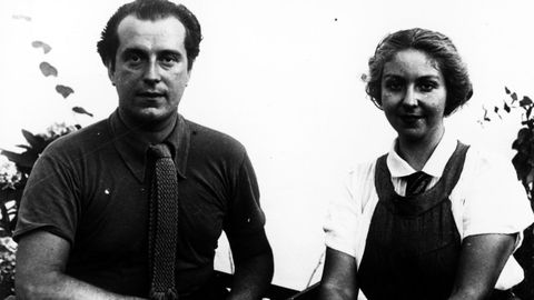 Rafael Alberti e Mara Teresa Len.