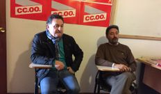 Jos� Luis Garc�a Pedrosa y Jos� Ram�n Pi�eiro Pi�eiro de CC. OO.