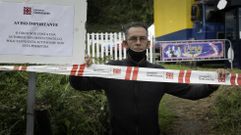 Marco Zeferino, due�o del circo Olimpia, en Oza dos R�os