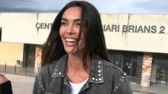 Joana Sanz.Joana Sanz tras visitar a Dani Alves en prisi�n