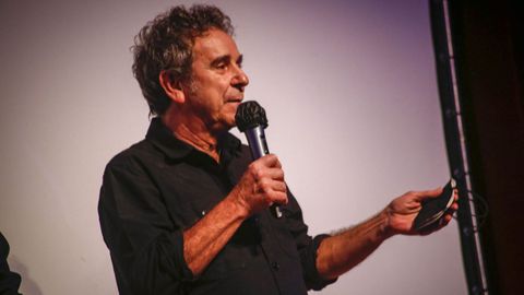 Miguel de Lira, na presentaci�n dunha pel�cula, nunha imaxe de arquivo.