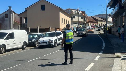 El accidente oblig� a regular el tr�fico en la zona