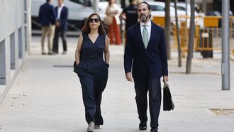 Ana Mar�a Fuentes a su llegada a la Audiencia Nacional.