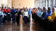 El rector de la Universidad de Oviedo, Ignacio Villaverde, y la exvicepresidenta de la CNMC, Mara Fernndez Prez, en el acto de Oviedo