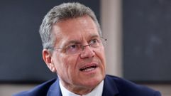 El comisario europeo de Comercio, Maros Sefcovic