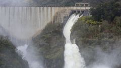 Embalse de Belesar, de Naturgy, a rebosar por las ltimas lluvias
