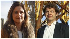 Carla Chawla es la nueva responsable del negocio de cimentaciones y plataformas offshore en Navantia Fene y Manuel Bermdez de Castro, director de Programas de Elica Marina de Navantia Seanergies