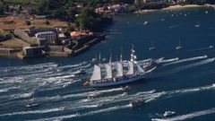 El Juan Sebastin de Elcano en Ferrol