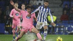 Brais M�ndez, en el reciente partido contra el Celta en el que anot� el gol de la sentencia para la Real Sociedad.