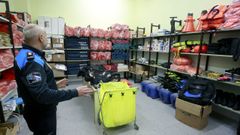 El almac�n en el que se acopia el material de emergencias