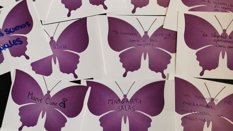 Algunas de las mariposas hacen referencia a mujeres relevantes