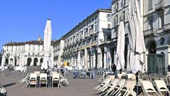Bares y restaurantes. cerrados en Tur�n, Italia