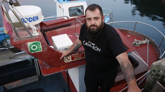 Iago Tom�, patr�n mayor de la cofrad�a de Rax�