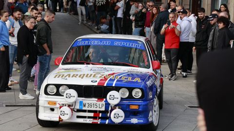 Ceremonia de salida del Rallye Rías Altas Histórico