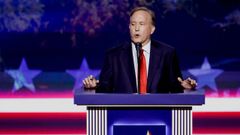 El candidato republicano al Senado Ken Paxton durante un acto electoral en Dallas