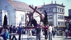 Celebraci�n do�Encuentro de Semana Santa en Sata Ux�a no ano 1984
