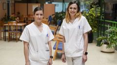 Socorro y Diana forman parte del equipo de 89 enfermeras que trabajan en los centros de la Fundaci�n San Rosendo
