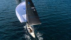 Bribon, durante una de las pruebas de Sanxenxo