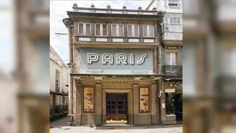 Imagen del cine Pars, en la calle Real, en 1980