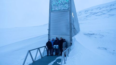 Instalaciones del Banco Mundial de Semillas, en Svalbard. 