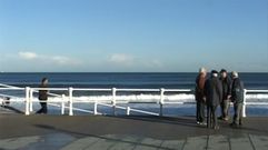 El muro de San Lorenzo en un fotograma de �Five�, de Abbas Kiarostami