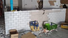 As� qued� el interior de la antigua librer�a Balado de Monforte