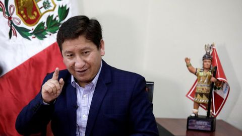 El primer ministro peruano, Guido Bellido