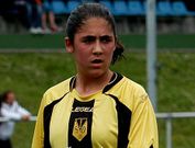 Nerea Gonz�lez, en un partido con el Orz�n.