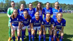 Real Oviedo Femenino Logro�o Requexon.Alineacion del Real Oviedo Femenino frente al Logro�o