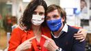 La presidenta madrile�a Isabel D�az Ayuso y el alcalde de Madrid y portavoz nacional del PP, Jos� Luis Mart�nez-Almeida, en una imagen de archivo.