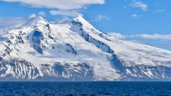 El volc�n Beerenbeg, en la isla noruega de Jan Mayen