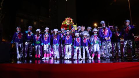 Entronizaci�n del dios Momo en A Coru�a