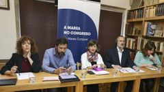 Los diputados de En Marea en el Congreso