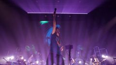 Pucho, cantante de Vetusta Morla, en un momento del concierto