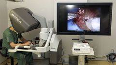 Operaci�n realizada con el robo Da Vinci en un hospital de Vigo