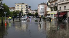 La entrada a la Compa��a inundada tras una tormenta, en una foto de archivo