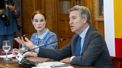 El presidente del PP, Alberto N��ez Feij�o, durante el curso  De la autonom�a estrat�gica abierta a la independencia de la Uni�n Europea 