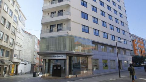 El Hotel Carrs Almirante de Ferrol, en una imagen de archivo