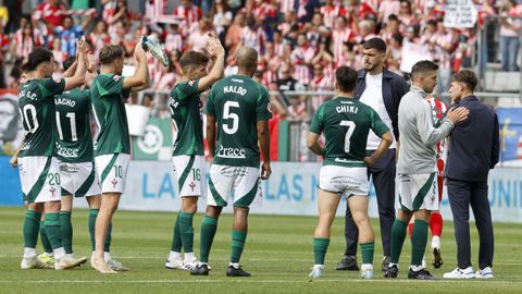 ltima imagen del Racing en el ftbol profesional en A Malata.