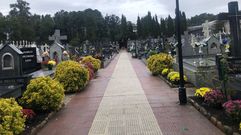 Los pasillos del cementerio tienen ahora adoqu�n