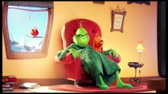 El Grinch es un duende verde que odia la Navidad